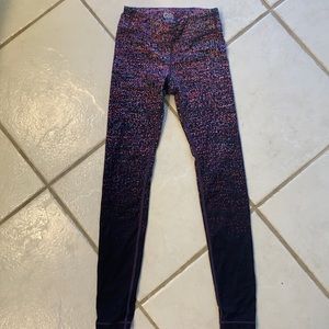 Little Girls size S/7 Athleta Girk multi colored leggings.